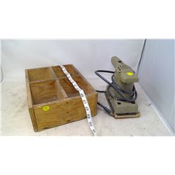 B+D Sander and 4 Container Box