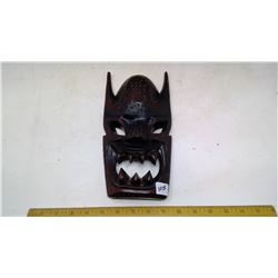 TEMPLE/HOUSE GUARD WOOD CARVED MASK