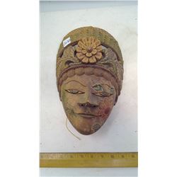 ASIAN SOFTWOOD CARVED MASK