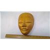 Image 2 : ASIAN SOFTWOOD GODDESS FACE WOOD CARVING