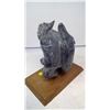 Image 5 : CANADIAN INUIT STONE CARVING - MAN WITH SEAL ON HIS BACK