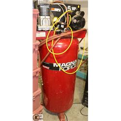 MAGNA FORCE 5HP AIR COMPRESSOR WITH HOSE.
