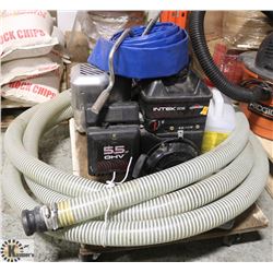 BRIGGS & STRATTON INTEK 206 5.5HP GAS WATER PUMP.