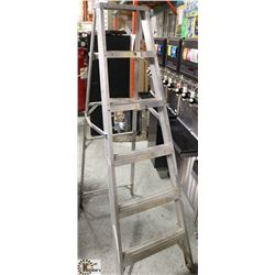 ALUMINUM 6 FT STEP LADDER.