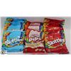 Image 1 : LARGE BAG OF ASSORTED SKITTLES CANDY.