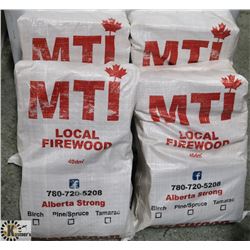 4 BUNDLES OF MTI LOCAL FIREWOOD