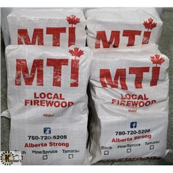 4 BUNDLES OF MTI LOCAL FIREWOOD