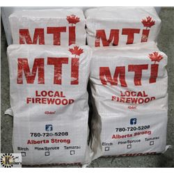 4 BUNDLES OF MTI LOCAL FIREWOOD