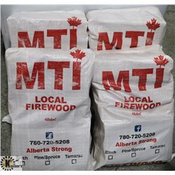 4 BUNDLES OF MTI LOCAL FIREWOOD