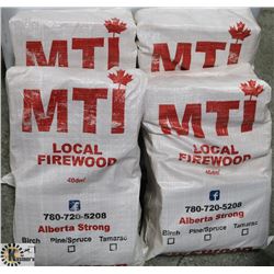 4 BUNDLES OF MTI LOCAL FIREWOOD