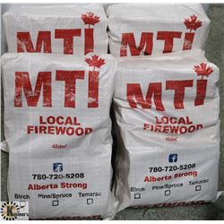 4 BUNDLES OF MTI LOCAL FIREWOOD