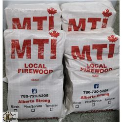 4 BUNDLES OF MTI LOCAL FIREWOOD