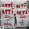 Image 1 : 4 BUNDLES OF MTI LOCAL FIREWOOD