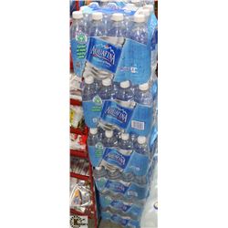 LOT OF 6- 500ML AQUAFINA  WATER  BOTTLE 12 PACK.