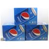 Image 1 : 3 CASES OF 12 X 355ML CANS OF PEPSI