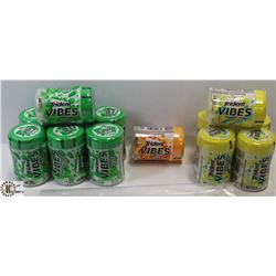 LARGE BAG OF ASSORTED TRIDENT VIBES CUPS OF GUM.