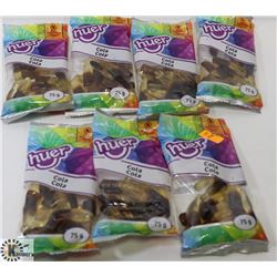 7 BAGS OF HUER COLA GUMM CANDY.