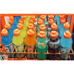 LOT OF 36 - 710ML BOTTLES OF ASSORTED FLAVORED GATORADE.