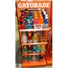 Image 1 : ORANGE GATORADE 4 TIER BEVERAGE DISPLAY RACK.