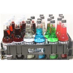 24PK VARIETY OF JONES CANE SUGAR SODA POP.