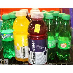 17 - 250ML ASSORTED SPRITE & GINGERALE POP +