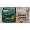 Image 1 : 2 BOXES OF HALLS THROAT LOZENGES. HONEY & COOL