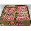 Image 1 : OPENED BOX OF TWIX CARAMEL & MILK CHOCOLATE COOKIE BARS.