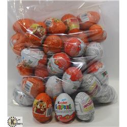 XL BAG OF KINDER SURPRISE EGGS. ORIGINAL/ UNICORNS