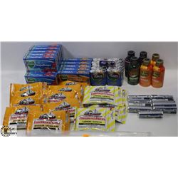 LARGE BAG OF ASSORTED THROAT LOZENGES. VICKS/