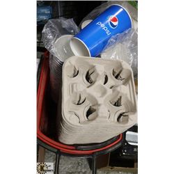 SHOPPING BASKET FULL OF PEPSI BRAND SLURPEE/