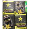Image 1 : 2 4PK 473ML YELLOW ROCKSTAR ENERGY DRINKS.