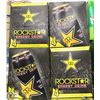 Image 1 : 2 4PK 473ML YELLOW ROCKSTAR ENERGY DRINKS.