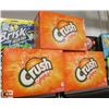 Image 1 : 3 CASES OF 355ML CRUSH 12PK ORANGE  POP.