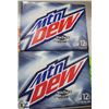 Image 1 : 2 CASES OF 355ML MTN DEW 12PK RASPBERRY CITRUS POP