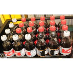 FLAT OF 24 500ML ASSORTED COCA COLA BEVERAGES.