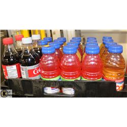 FLAT OF 20 450ML ASSORTED DOLE BOTTLES OF JUICE +