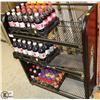 Image 1 : COCA COLA BLACK 3 TIER SHELF BEVERAGE DISPLAY.