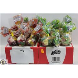 2 FLATS OF 12 ASSORTED HUERS SUPER MIX &