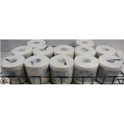 12 INDIVIDUAL ROLLS OF PUREX 2 PLY TOILET PAPER