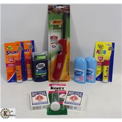 VARIETY BAG OF MENS/ WOMANS DEODERANT, PLAYING