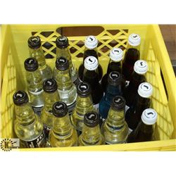 MILKCRATE OF 18 ASSORTED FLAVORS OF JONES SODA POP