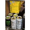 Image 1 : 9 CANS OF 310ML ASSORTED MONSTER  ENERGY DRINKS