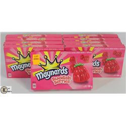 9 BOXES OF 100G MAYNARDS SWEDISH BERRIES CANDY.