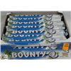 Image 1 : OPEN BOX OF 3PC BOUNTY COCONUT/ CHOCOLATE BARS.