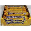 Image 1 : OPEN BOX OF 2PC WUNDERBAR CHOCOLATE BARS.