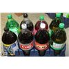 Image 1 : 8- 2LTR BOTTLES OF ASSORTED POP: SPRITE/ BRISK/