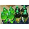 Image 1 : 8- 2LTR BOTTLES OF ASSORTED POP: MTN DEW &