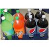 Image 1 : 8- 2LTR BOTTLES OF ASSORTED POP: FRESCA,