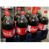 Image 1 : 8- 2LTR BOTTLES OF ORIGINAL COCA COLA POP.