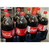Image 1 : 8- 2LTR BOTTLES OF ORIGINAL COCA COLA POP.